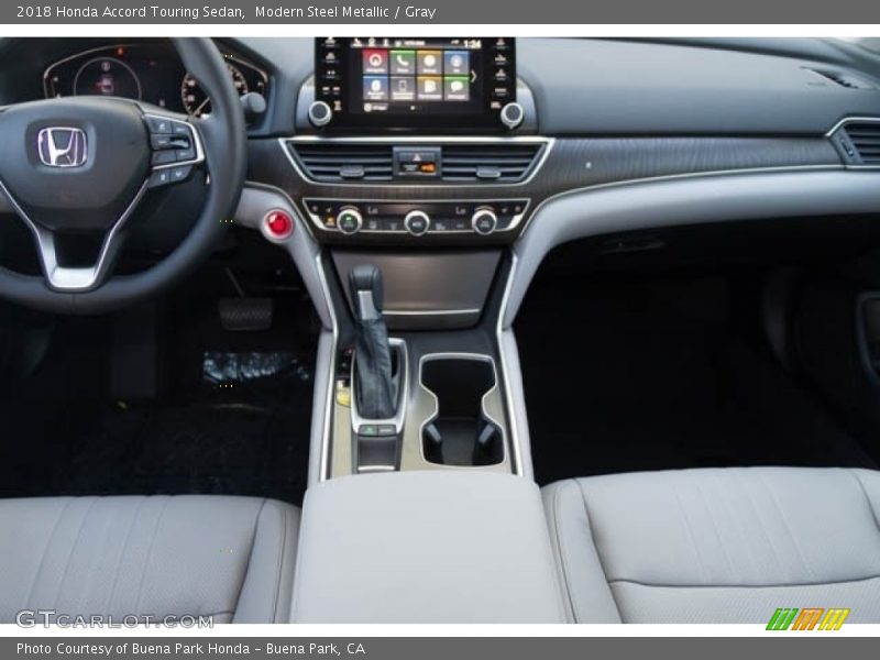 Modern Steel Metallic / Gray 2018 Honda Accord Touring Sedan