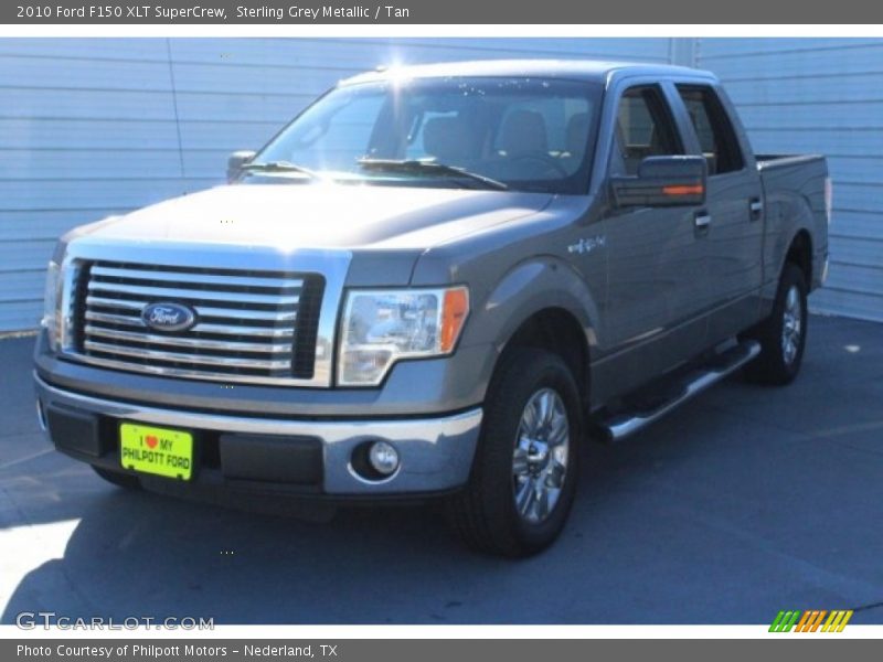 Sterling Grey Metallic / Tan 2010 Ford F150 XLT SuperCrew