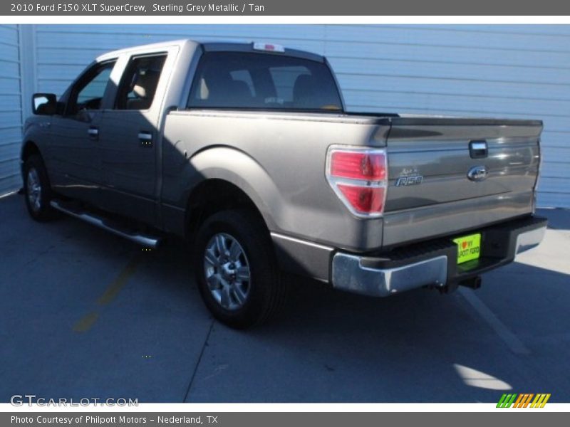 Sterling Grey Metallic / Tan 2010 Ford F150 XLT SuperCrew
