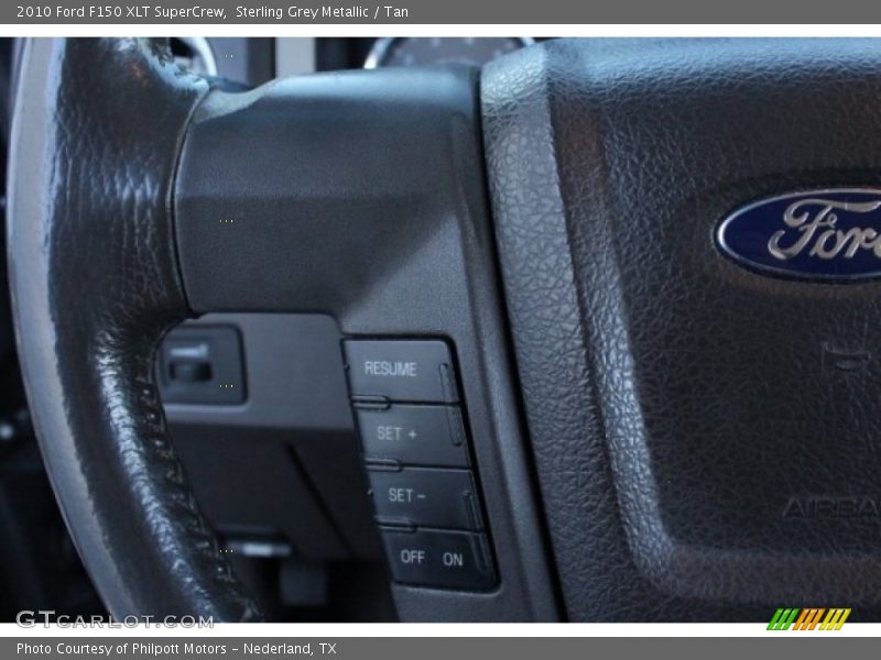 Sterling Grey Metallic / Tan 2010 Ford F150 XLT SuperCrew