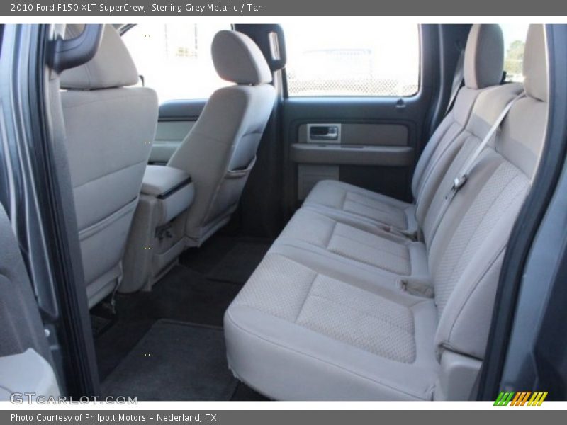 Sterling Grey Metallic / Tan 2010 Ford F150 XLT SuperCrew