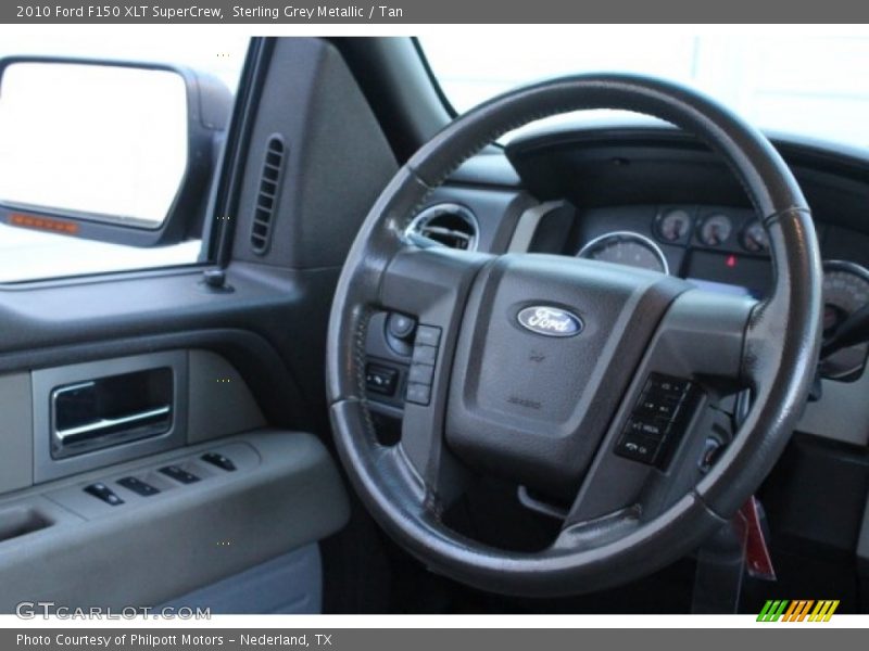 Sterling Grey Metallic / Tan 2010 Ford F150 XLT SuperCrew