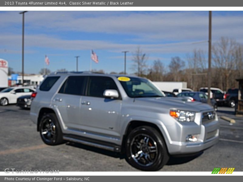 Classic Silver Metallic / Black Leather 2013 Toyota 4Runner Limited 4x4