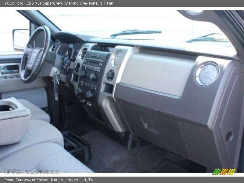 Sterling Grey Metallic / Tan 2010 Ford F150 XLT SuperCrew