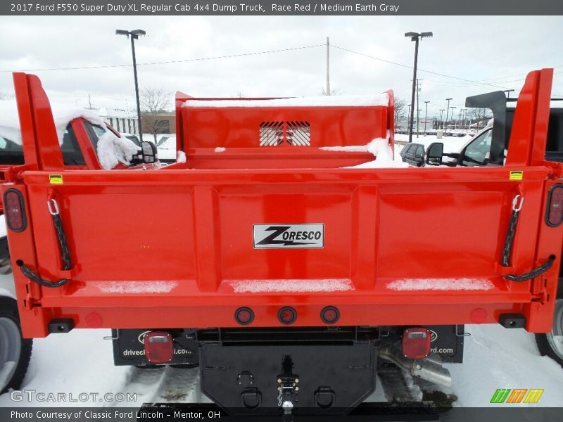 Race Red / Medium Earth Gray 2017 Ford F550 Super Duty XL Regular Cab 4x4 Dump Truck