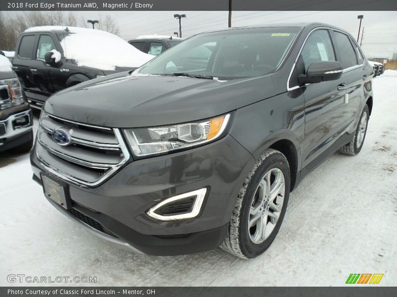 Magnetic / Ebony 2018 Ford Edge Titanium AWD