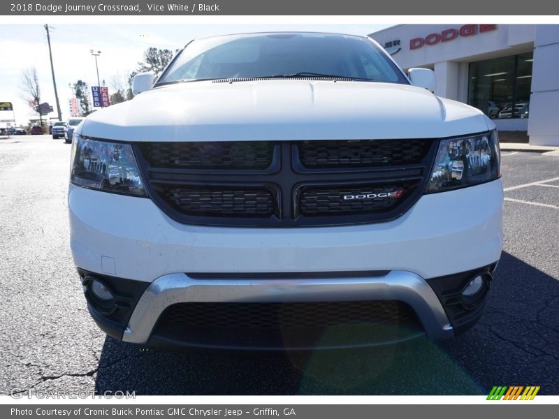 Vice White / Black 2018 Dodge Journey Crossroad