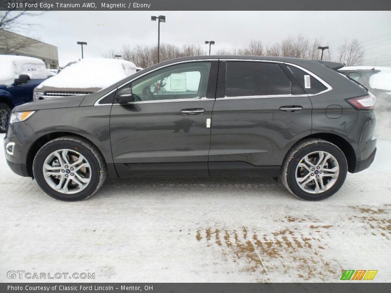 Magnetic / Ebony 2018 Ford Edge Titanium AWD