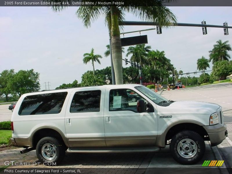 Oxford White / Medium Pebble 2005 Ford Excursion Eddie Bauer 4x4