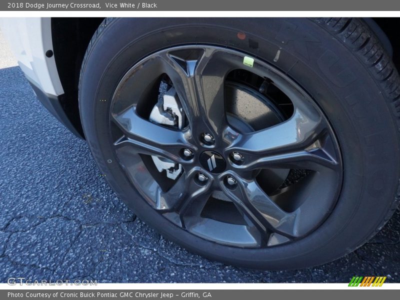 Vice White / Black 2018 Dodge Journey Crossroad