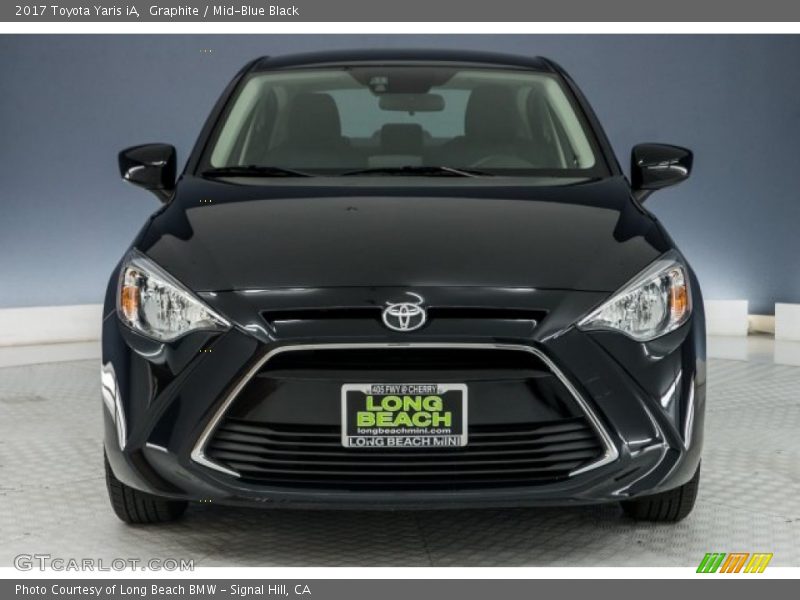 Graphite / Mid-Blue Black 2017 Toyota Yaris iA