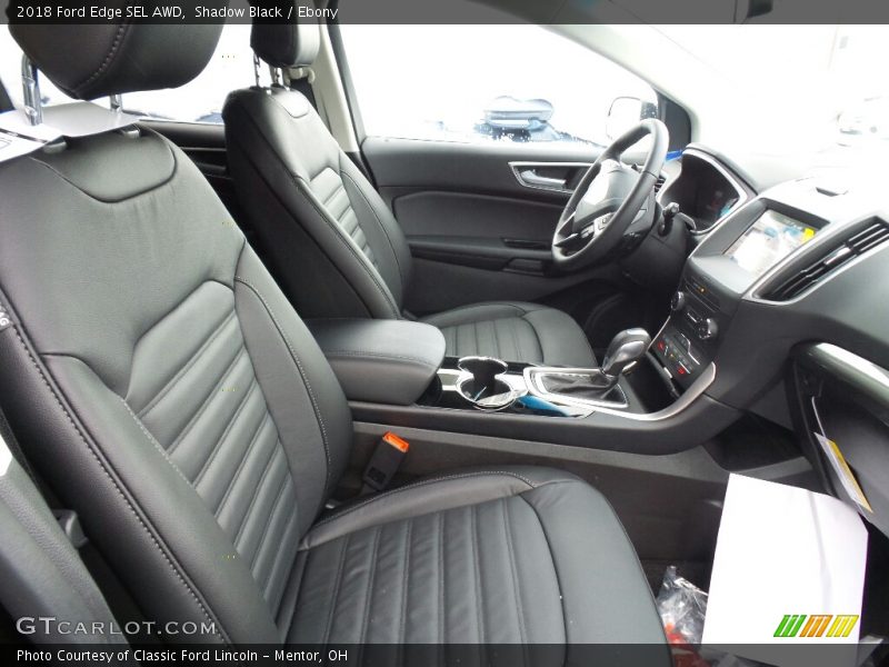 Shadow Black / Ebony 2018 Ford Edge SEL AWD