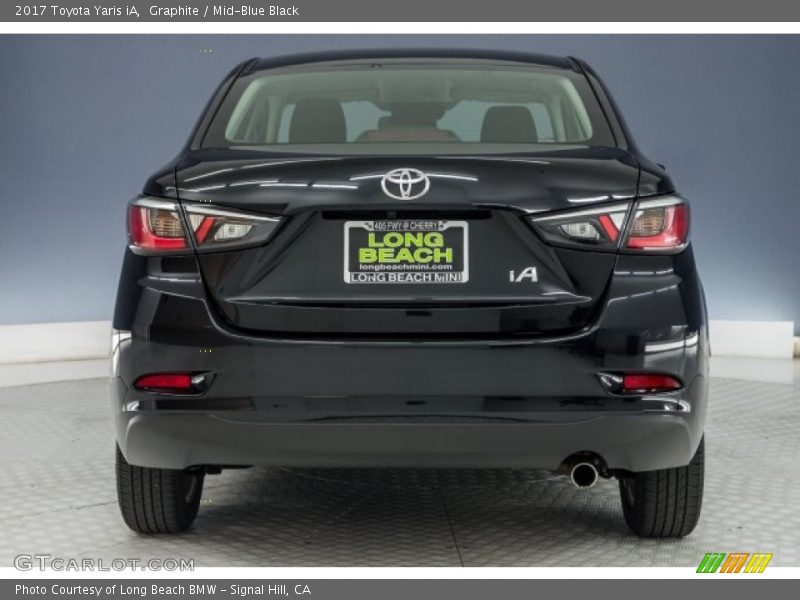 Graphite / Mid-Blue Black 2017 Toyota Yaris iA