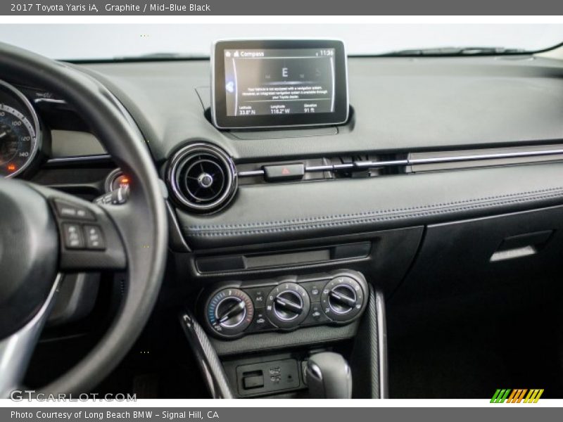 Graphite / Mid-Blue Black 2017 Toyota Yaris iA