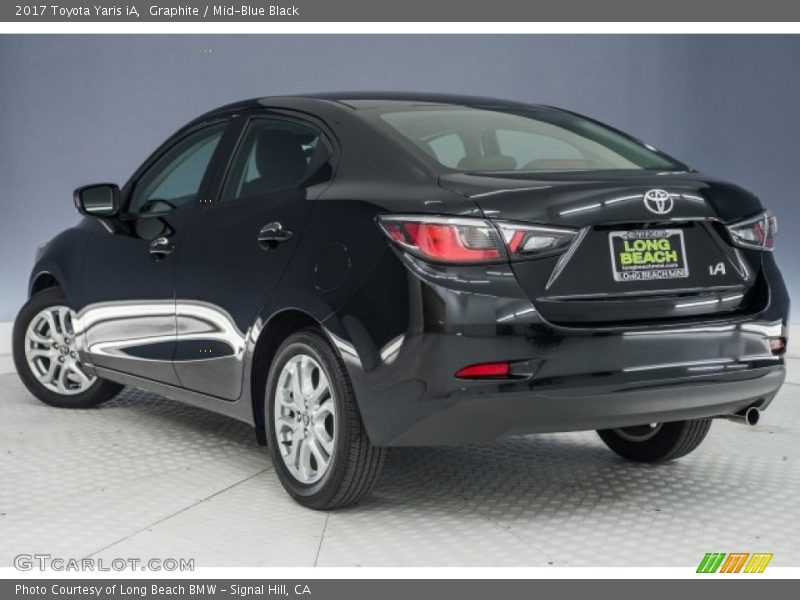 Graphite / Mid-Blue Black 2017 Toyota Yaris iA