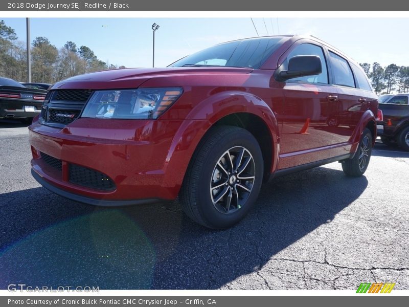 Redline / Black 2018 Dodge Journey SE