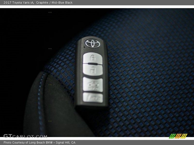 Graphite / Mid-Blue Black 2017 Toyota Yaris iA