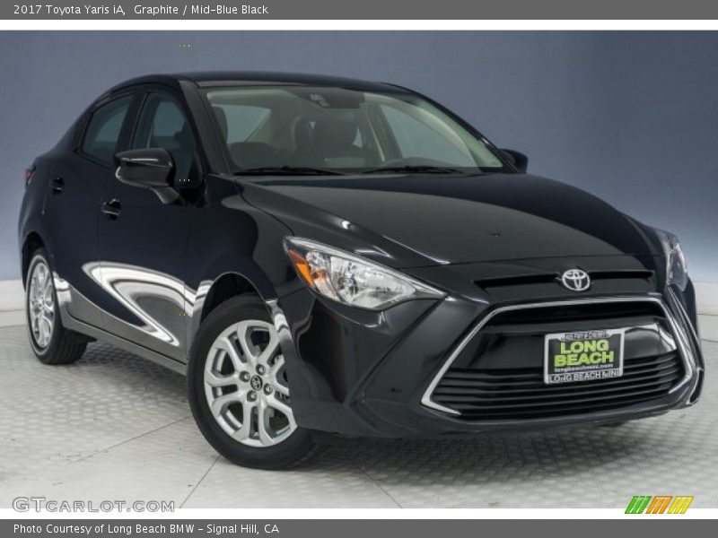 Graphite / Mid-Blue Black 2017 Toyota Yaris iA