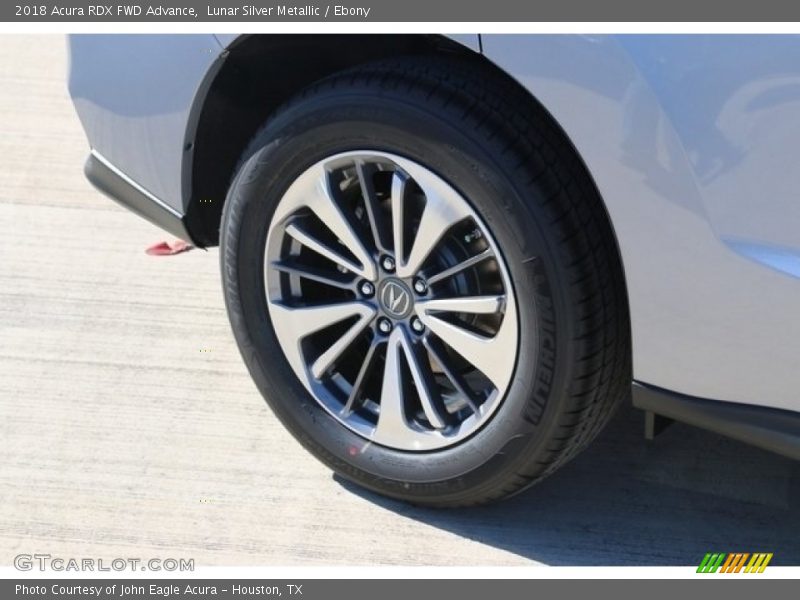 Lunar Silver Metallic / Ebony 2018 Acura RDX FWD Advance