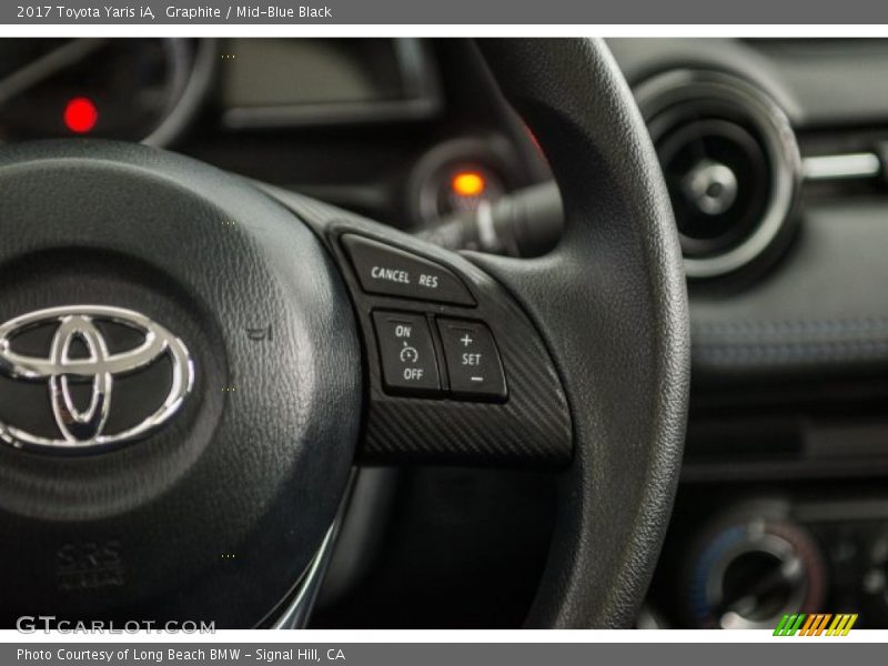 Graphite / Mid-Blue Black 2017 Toyota Yaris iA