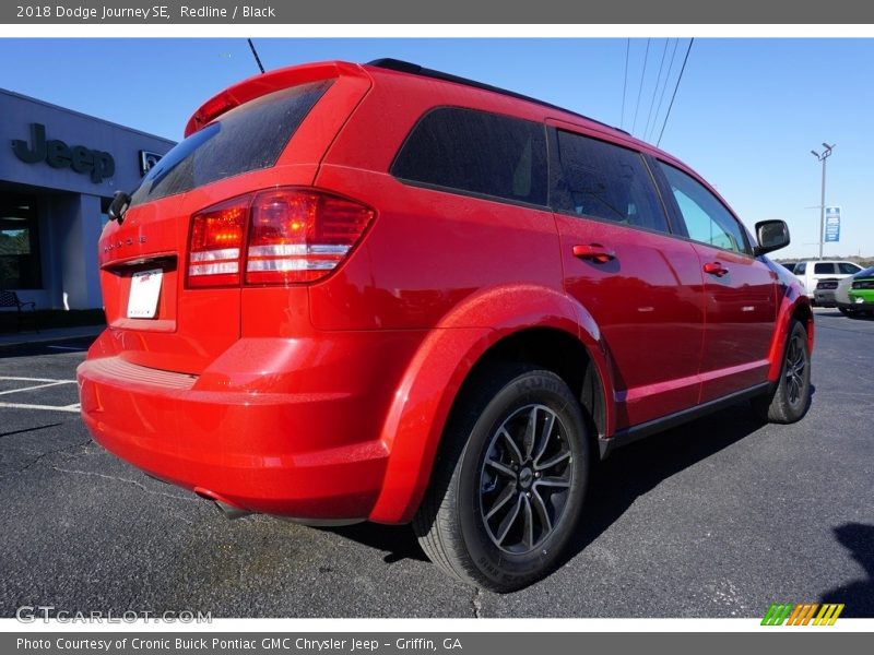 Redline / Black 2018 Dodge Journey SE