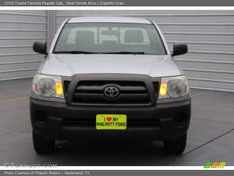Silver Streak Mica / Graphite Gray 2009 Toyota Tacoma Regular Cab