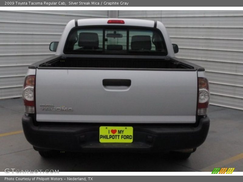 Silver Streak Mica / Graphite Gray 2009 Toyota Tacoma Regular Cab