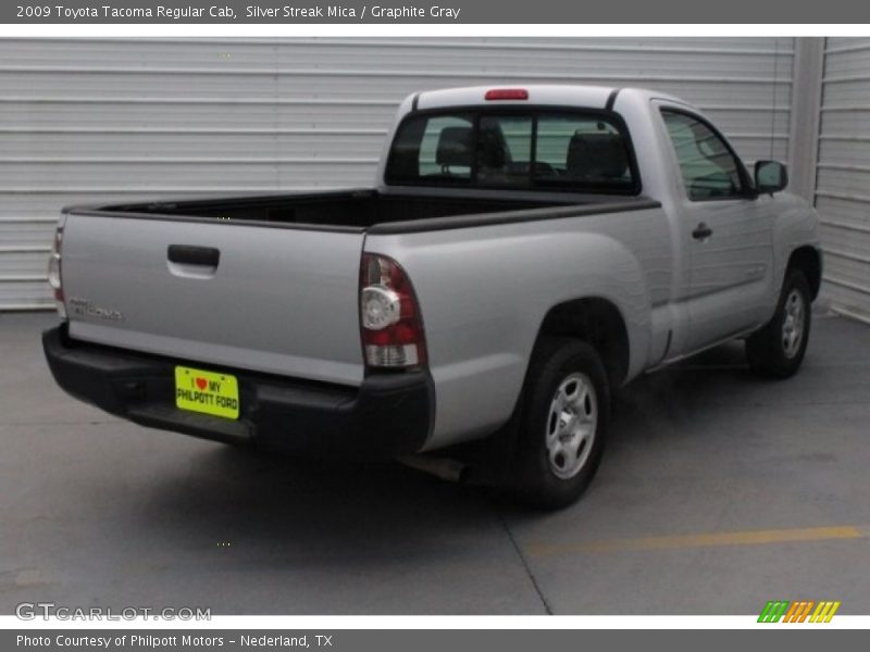 Silver Streak Mica / Graphite Gray 2009 Toyota Tacoma Regular Cab