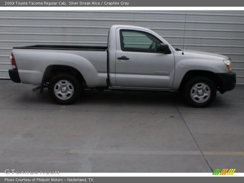 Silver Streak Mica / Graphite Gray 2009 Toyota Tacoma Regular Cab
