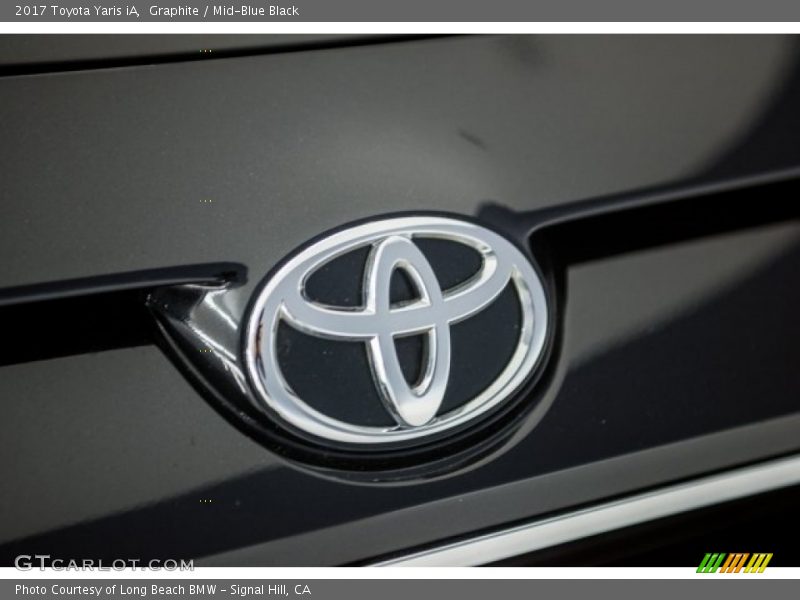 Graphite / Mid-Blue Black 2017 Toyota Yaris iA