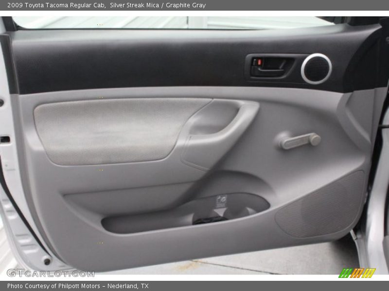 Silver Streak Mica / Graphite Gray 2009 Toyota Tacoma Regular Cab