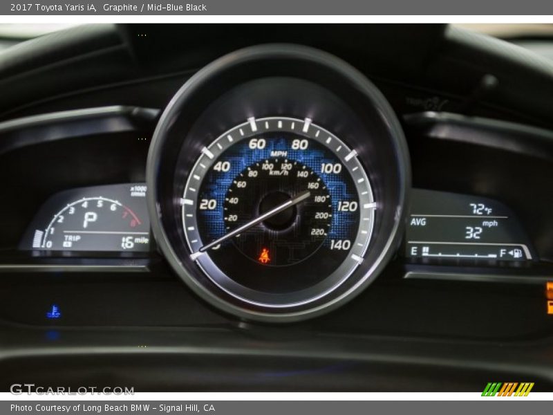 Graphite / Mid-Blue Black 2017 Toyota Yaris iA