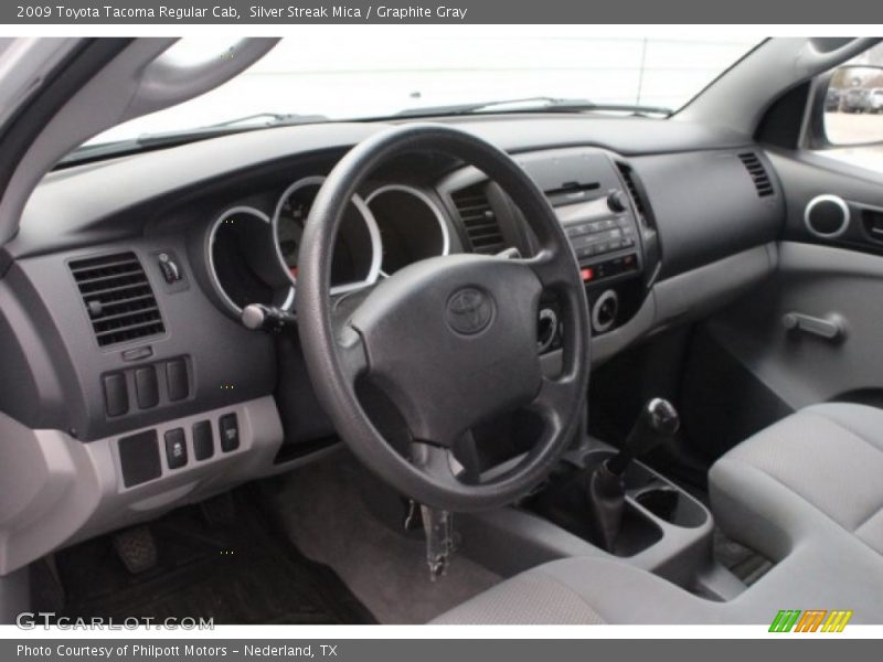 Silver Streak Mica / Graphite Gray 2009 Toyota Tacoma Regular Cab