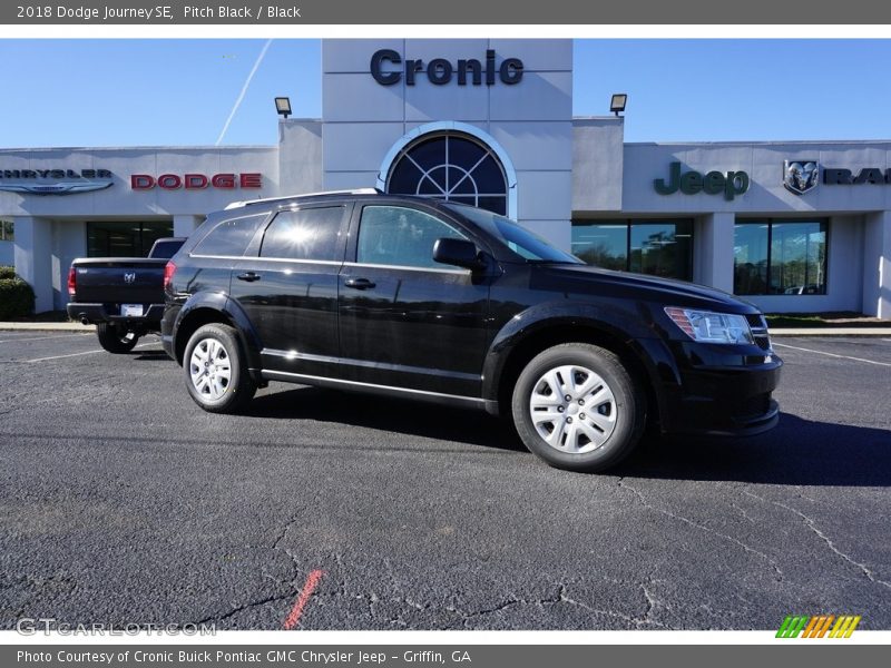 Pitch Black / Black 2018 Dodge Journey SE