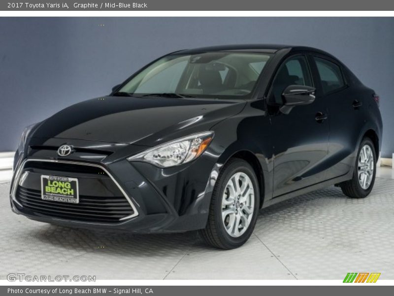 Graphite / Mid-Blue Black 2017 Toyota Yaris iA