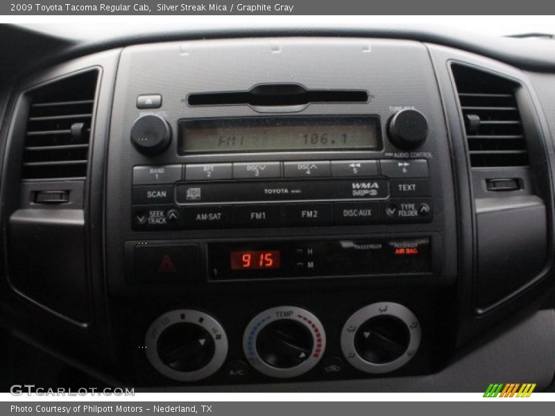Silver Streak Mica / Graphite Gray 2009 Toyota Tacoma Regular Cab
