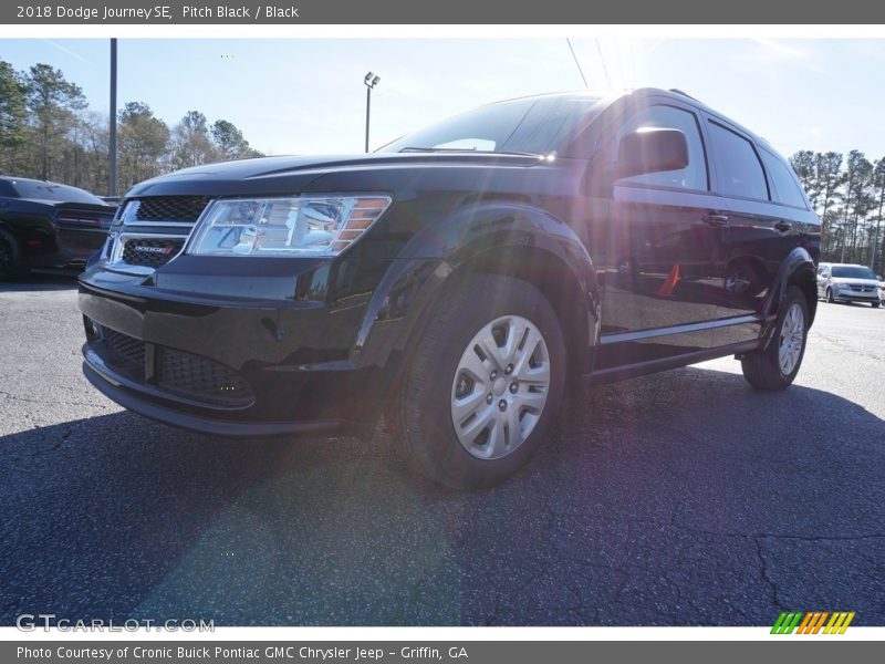 Pitch Black / Black 2018 Dodge Journey SE