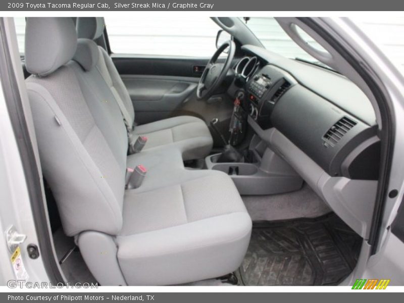 Silver Streak Mica / Graphite Gray 2009 Toyota Tacoma Regular Cab