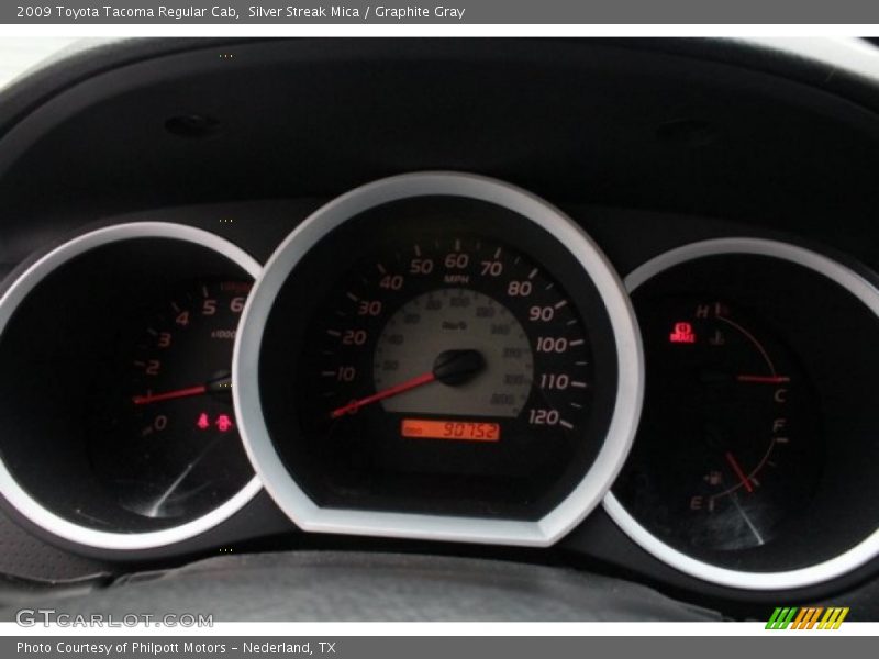 Silver Streak Mica / Graphite Gray 2009 Toyota Tacoma Regular Cab