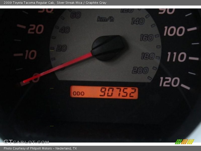Silver Streak Mica / Graphite Gray 2009 Toyota Tacoma Regular Cab