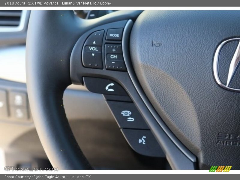 Lunar Silver Metallic / Ebony 2018 Acura RDX FWD Advance