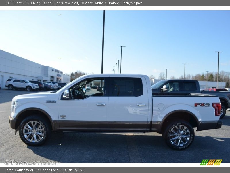 Oxford White / Limited Black/Mojave 2017 Ford F150 King Ranch SuperCrew 4x4