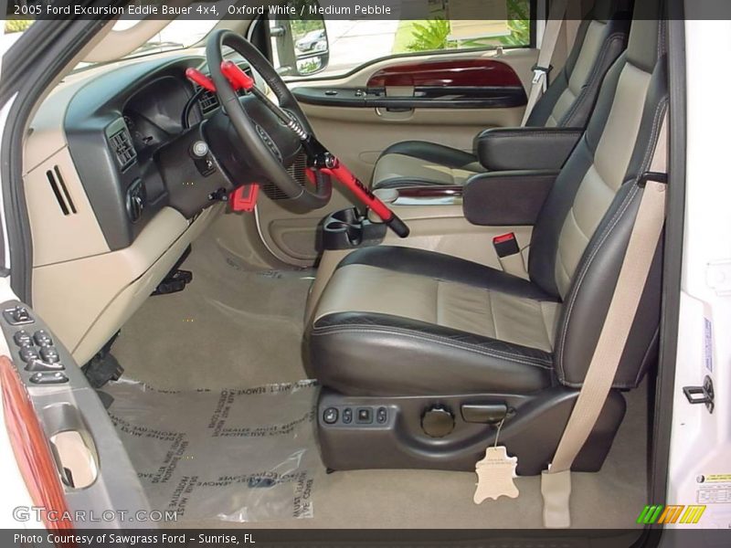 Oxford White / Medium Pebble 2005 Ford Excursion Eddie Bauer 4x4
