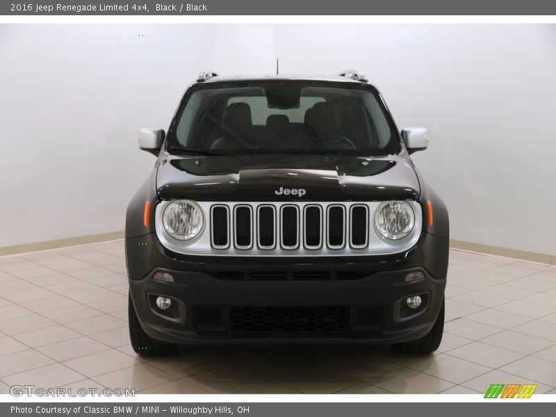 Black / Black 2016 Jeep Renegade Limited 4x4