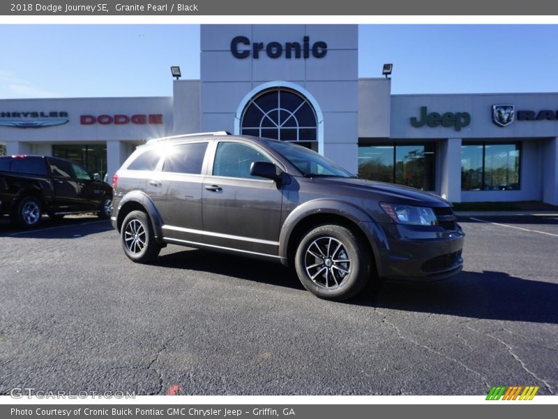Granite Pearl / Black 2018 Dodge Journey SE