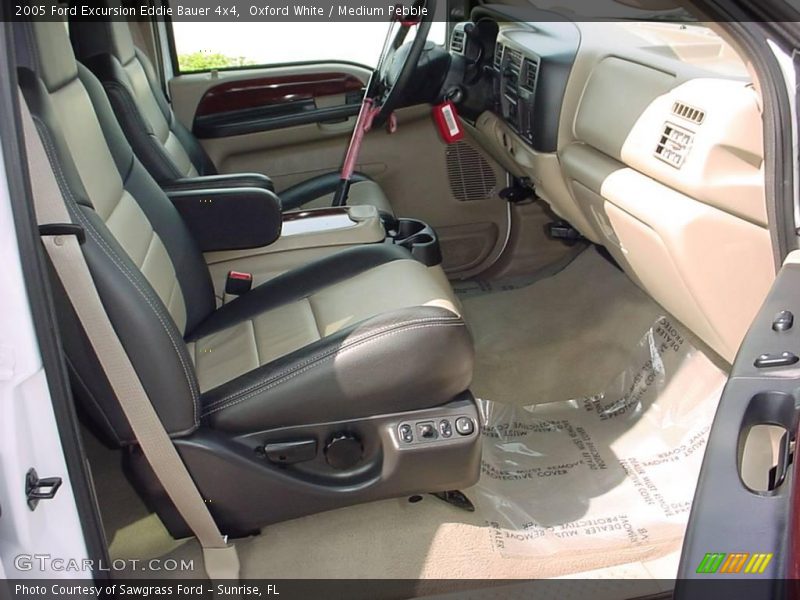 Oxford White / Medium Pebble 2005 Ford Excursion Eddie Bauer 4x4