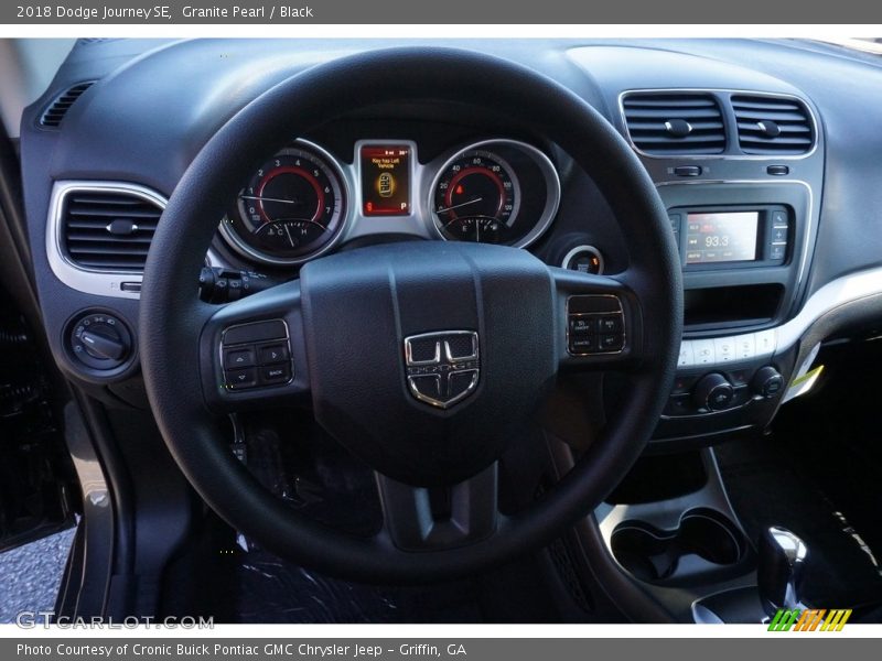 Granite Pearl / Black 2018 Dodge Journey SE