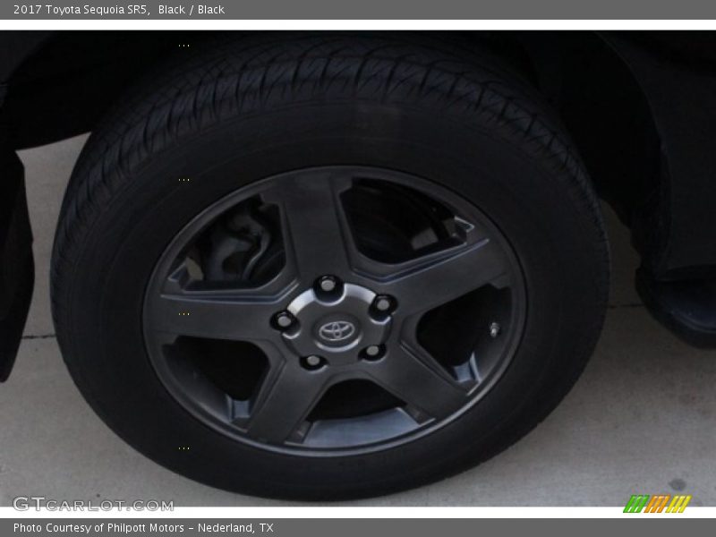 Black / Black 2017 Toyota Sequoia SR5