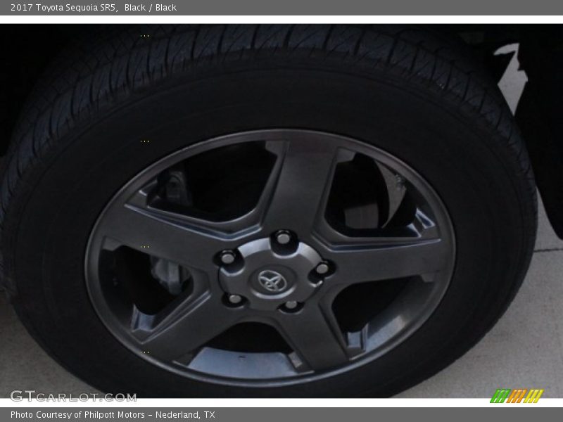 Black / Black 2017 Toyota Sequoia SR5
