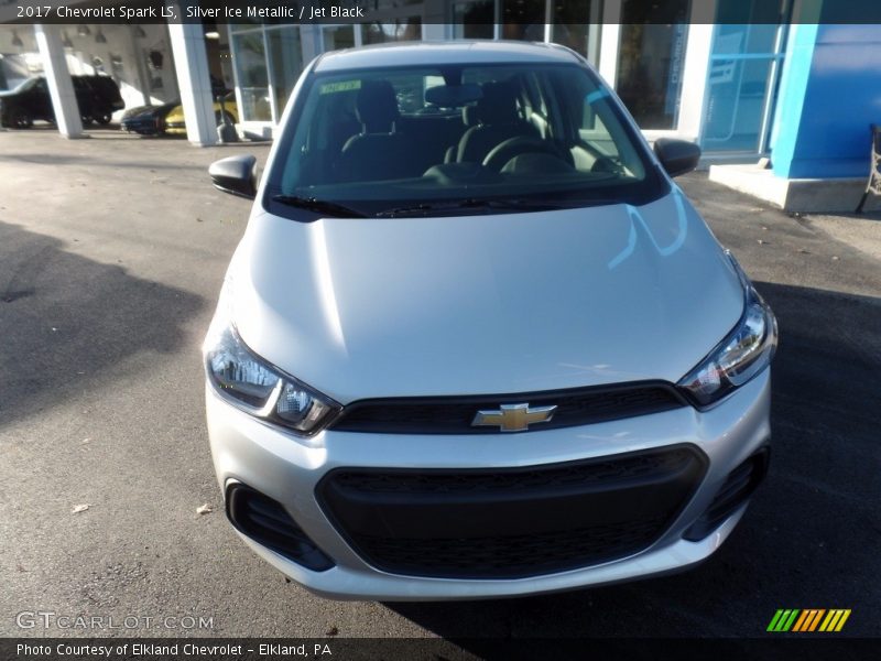 Silver Ice Metallic / Jet Black 2017 Chevrolet Spark LS